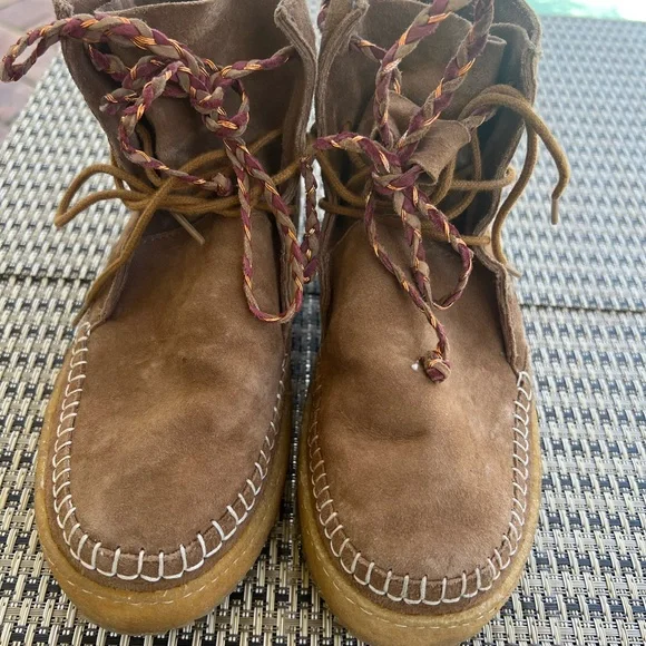 Laidback London Argo Camel Suede ankle boots, Size 37 - Picture 2 of 9